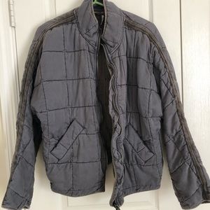 free people dolman quilted knit jacket